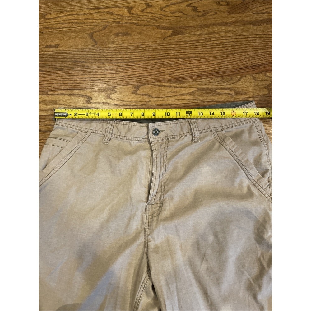 Prana Men's Shorts Hemp Blend Tan Size 36 11" Inseam Outdoors Hiking Casual - Picture 7 of 8